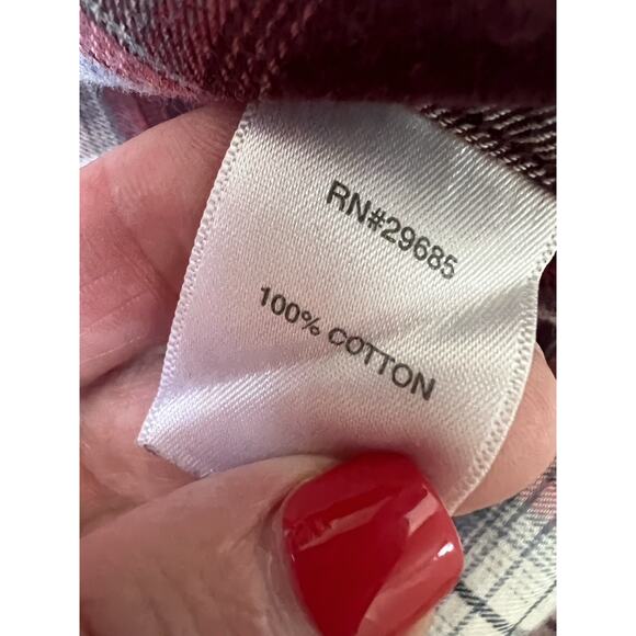 PENDLETON Red Plaid Cotton Button Down Board Shirt - Picture 11 of 14